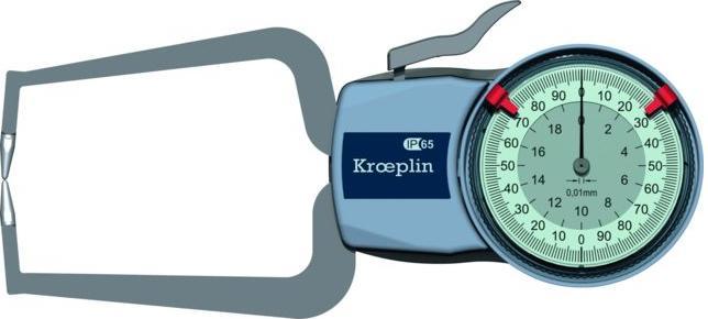 Produktbild Kroeplin Aussen-Schnelltaster mit Uhr