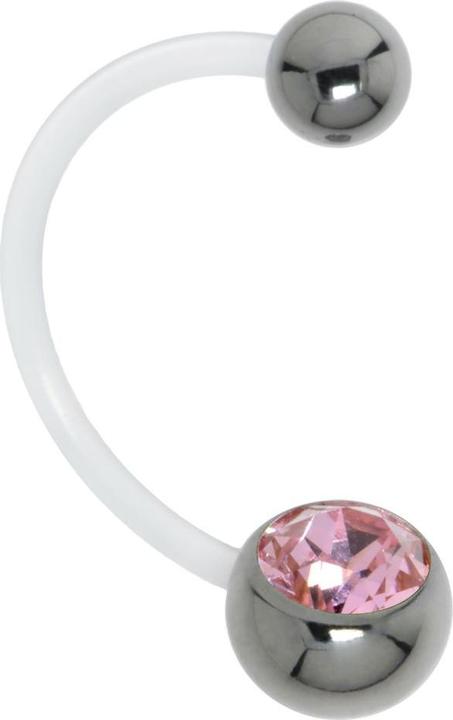 Bijouteria Schwangerschaftspiercing (Bioplast, Titan, Kristall)