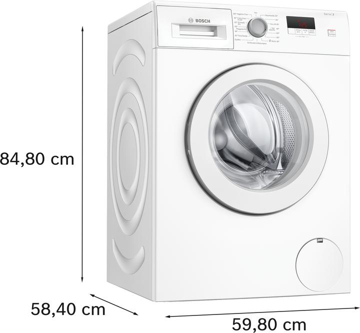 Produktbild Bosch Hausgeräte WAJ28023 (7 kg, Links, EU-Stecker)