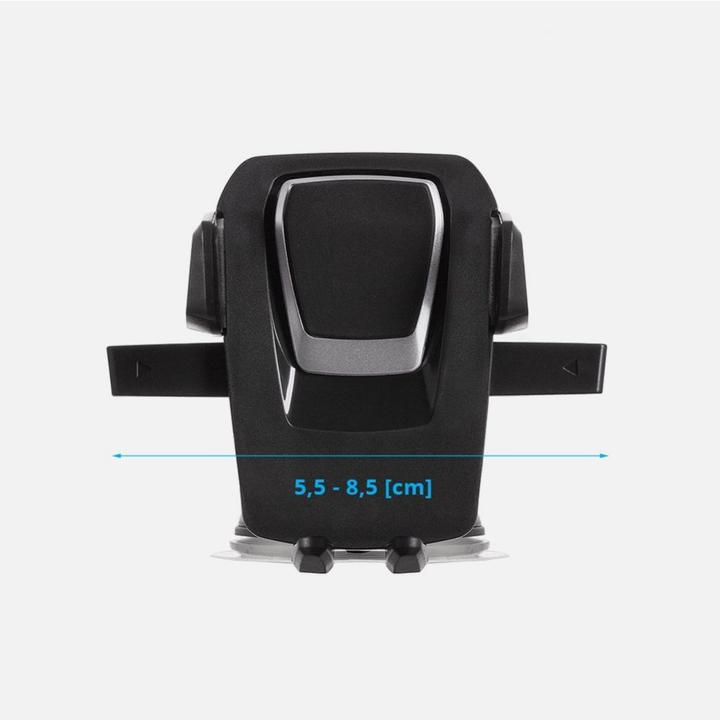 Produktbild Hurtel Telescopic Car Mount Phone Holder Dashboard or Windshield for black