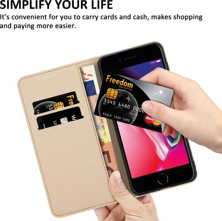 Immagine prodotto Cadorabo Copertina del libro con stampa (Apple iPhone SE (seconda generazione), Apple iPhone 7)
