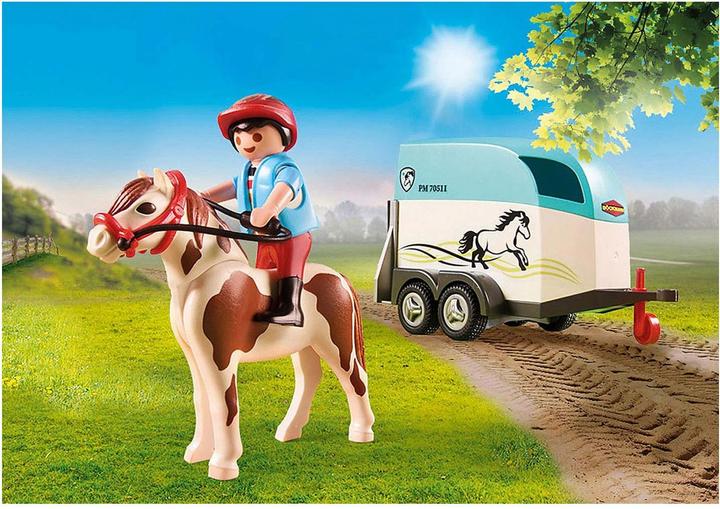 Produktbild Playmobil PKW mit Ponyanhänger (70511, Playmobil Country)