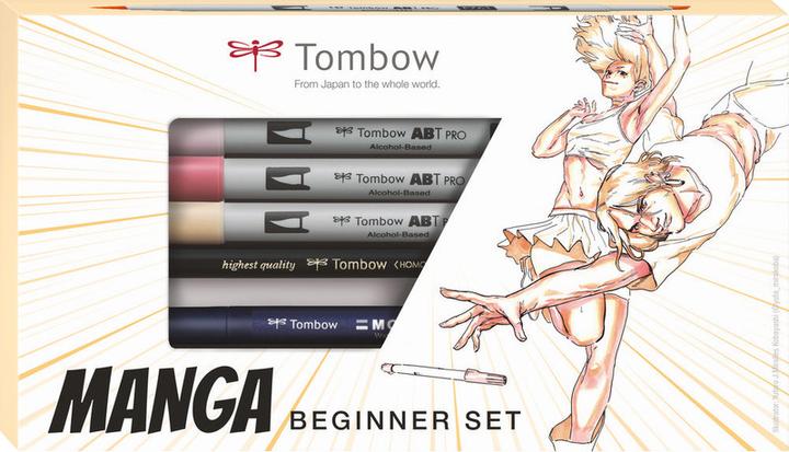 Image du produit Tombow Set pour débutants Manga (poussiére, œillet, Lilac, Pink, Opale, Beige, Bleu, 6 x)