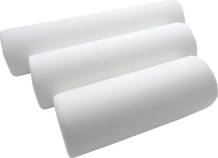 Sundo Knierolle mit Stoffbezug weiss (Toilette)