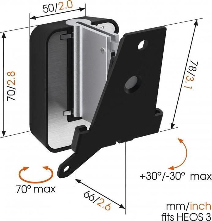 Produktbild Vogels Sound 5203 (1 Stk., Wandmontage, Schwenkbar, Neigbar)