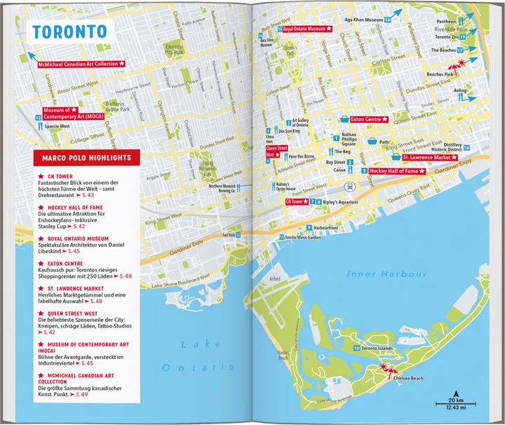 Image du produit Reiseführer Kanada Ost, Montreal, Toronto, Québec (Allemand, Charles Teuschl, 2023)