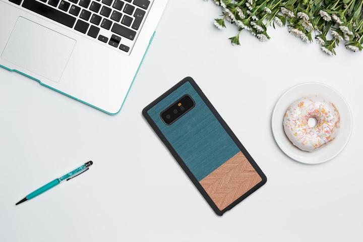 Actual product image Man&Wood SmartPhone case Galaxy Note 8 denim black (Samsung Galaxy Note 8)