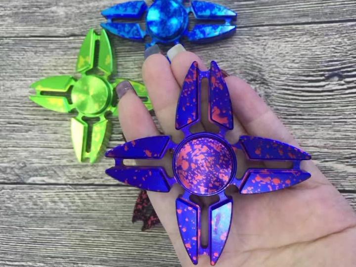 Actual product image FidgetSpinner Splash Alu Fidget Spinner