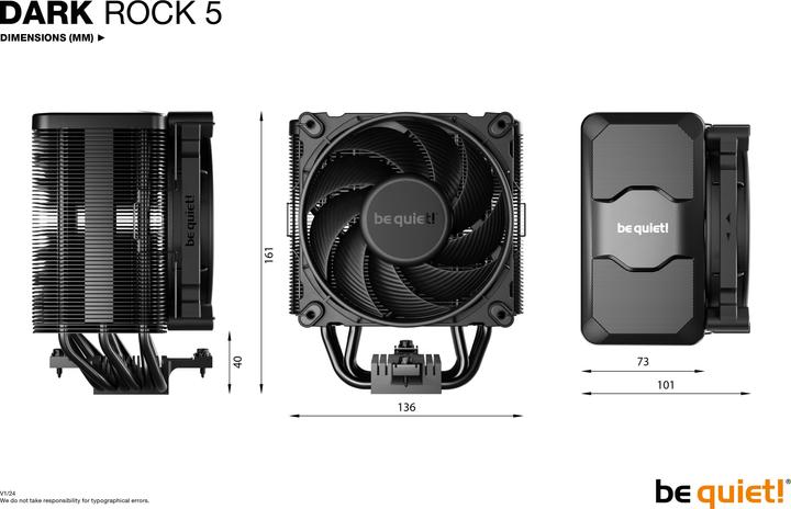 Immagine prodotto be quiet! Dark Rock 5 (161 mm)