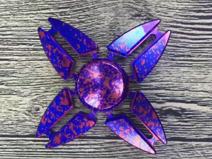 Actual product image FidgetSpinner Splash Alu Fidget Spinner