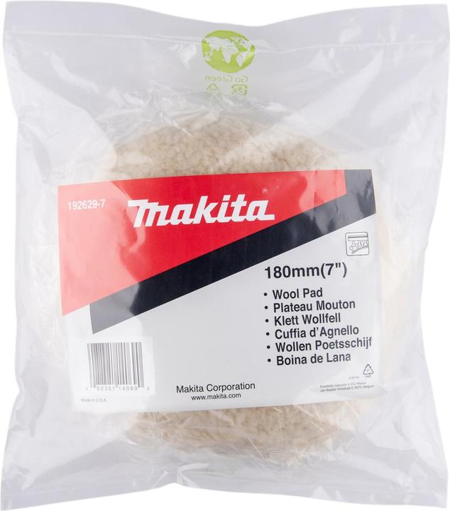 Produktbild Makita Polierhaube Klett für Holz 180mm
