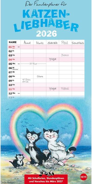 Immagine prodotto Heye Planning famiglia (21 x 45 cm, Copertina rigida, Tedesco)