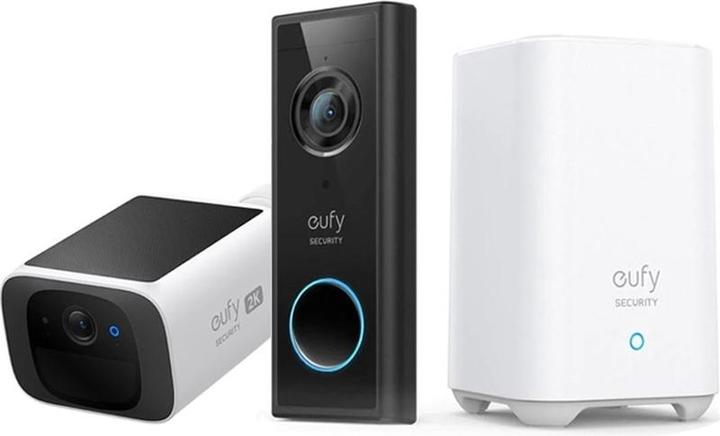 Actual product image eufy Euphy by anchor video doorbell + euphycam s220 - including homebase 2 - bundle