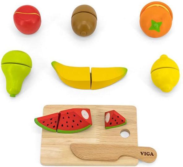 Immagine prodotto Viga Toys Set di frutta da tagliare