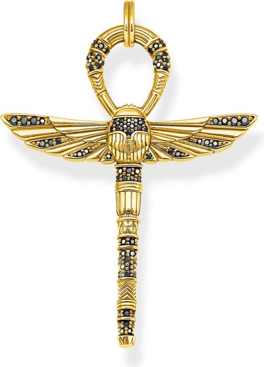 Thomas Sabo Anhänger Ägyptisches Lebenskreuz Gold (925er Silber)