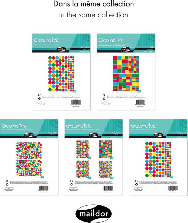Actual product image Maildor Sticker, Geometric