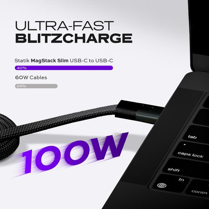 Produktbild Statik MagStack Slim Pro USB-C zu C Kabel (1 m)