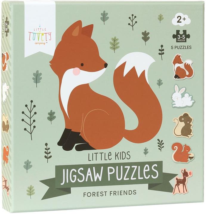 A Little Lovely Company Jigsaw puzzle Forest Friends PGPUFF05 (3 pieces)