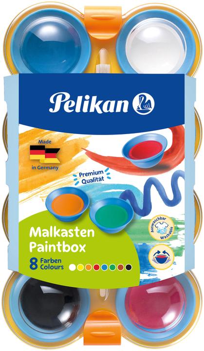Produktbild Pelikan Mini-Friends (Grün, Braun, Gelb, Weiss, Schwarz, Rot, Blau, Orange, 28 ml)