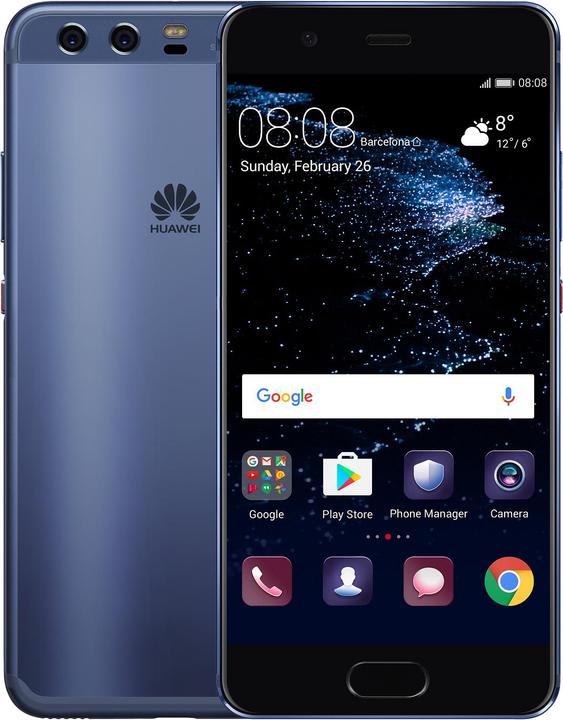 Produktbild Huawei P10 (64 GB, Hyper Diamond-Cut Dazzling Blue, 5.10", Single SIM, 20 Mpx, 4G)