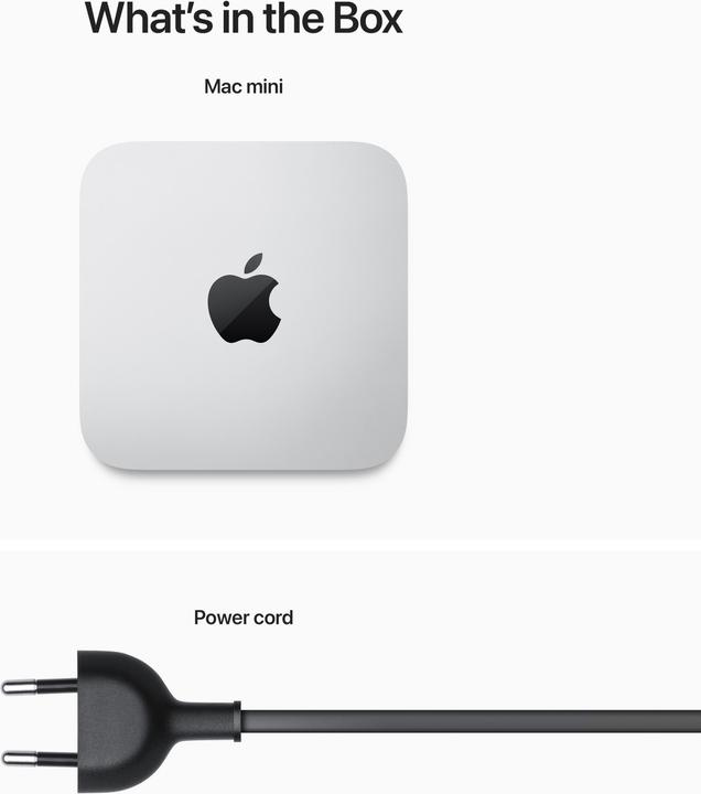 Actual product image Apple Mac Mini – 2023 (M2, 8 GB, 512 GB, Apple M2 10 Core)