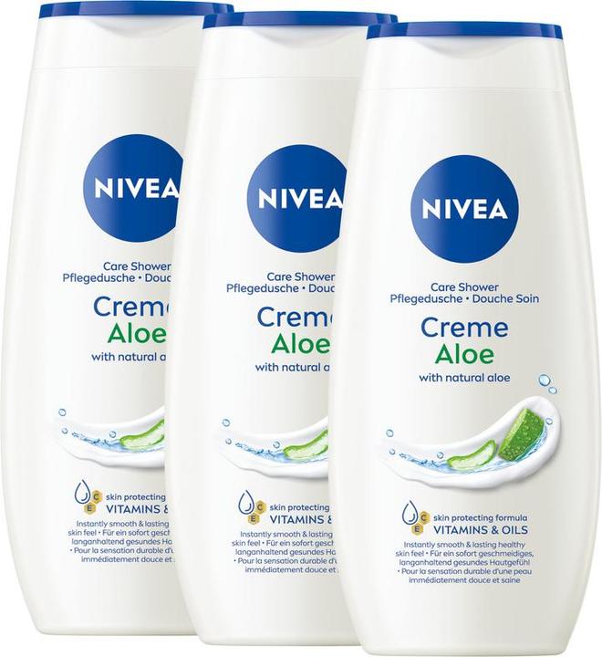 Produktbild NIVEA Pflegedusche Creme Aloe Trio (750 ml)