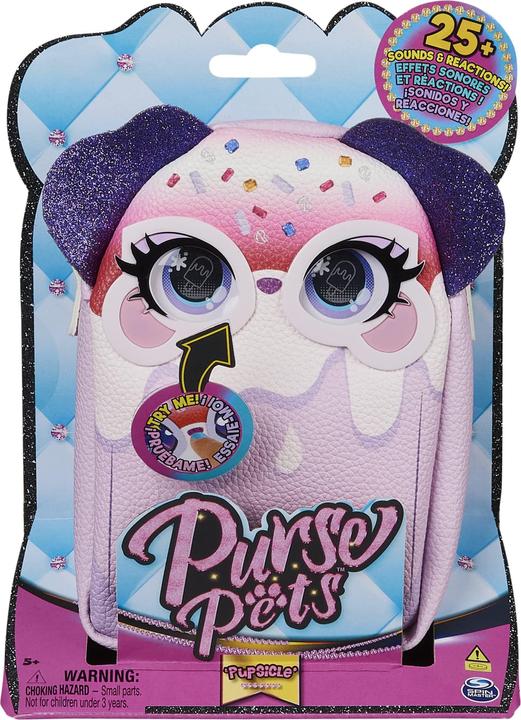 Actual product image Spin Master Purse Pets - Treat Yo Self - Puppy (6065038) (Snack bag dog)