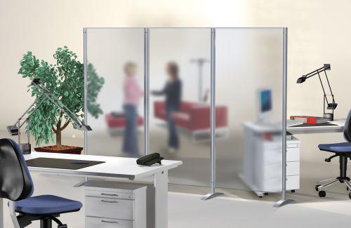 Produktbild Kerkmann Stellwandsystem, Transparent-Element, HxBxT 1750x800x450 mm