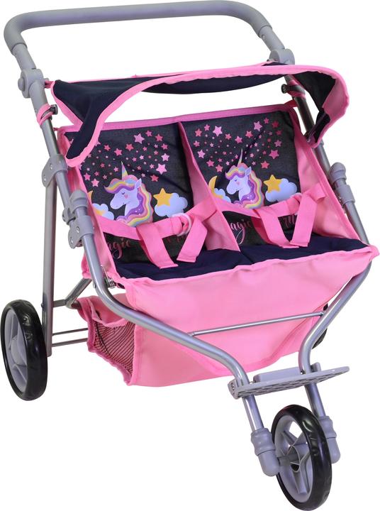 Image du produit Knorrtoys Zwillingspuppenwagen Duo - "Magic Unicorn"