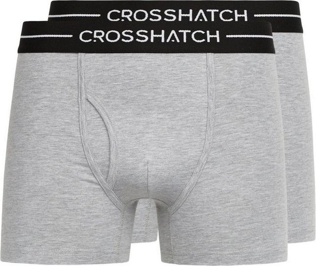 Actual product image Crosshatch Mens Ambek Boxer Shorts (Pack of 2) (M, pack of 2)