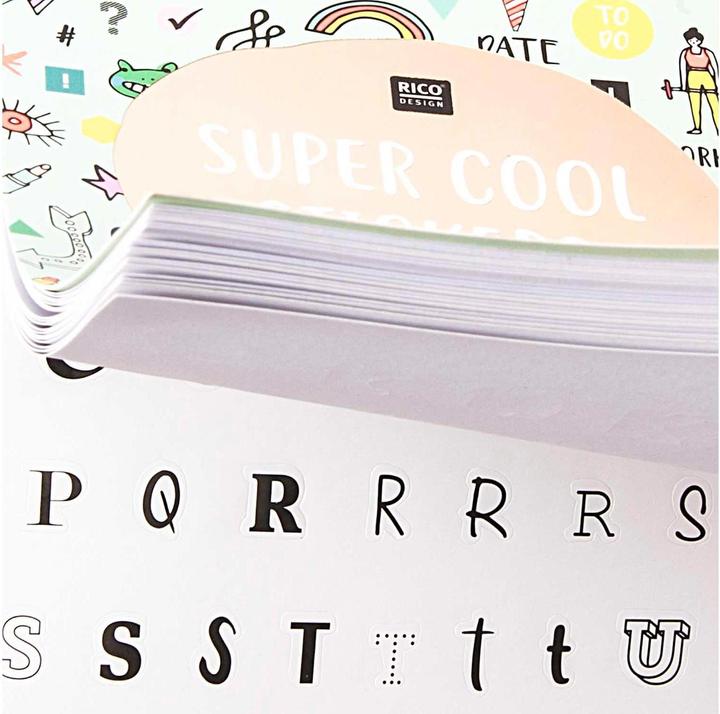 Produktbild Rico Design Stickerbuch Super Cool