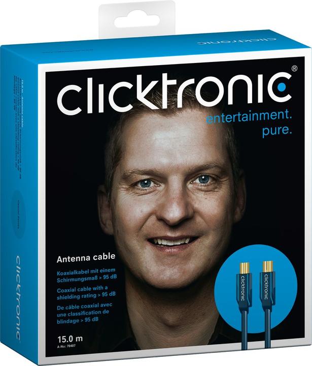 Actual product image clicktronic 70401 (95 dB, Antenna cable)