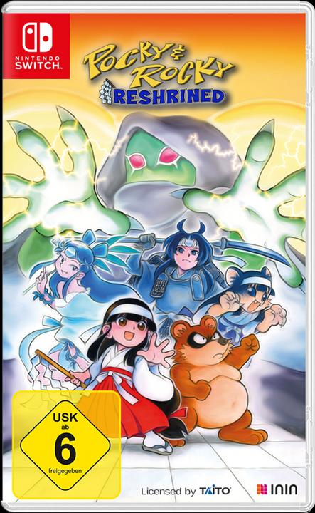 Productafbeelding ININ Games Pocky & Rocky hernomen (Switch, DE)