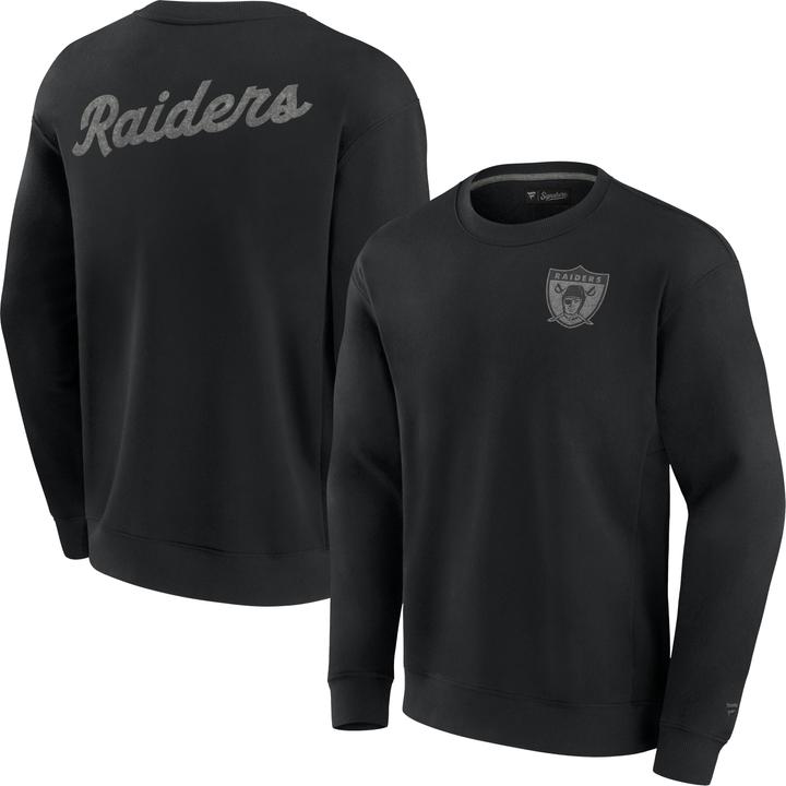 Actual product image Fanatics Las Vegas Raiders Heritage Fleece Crew Sweatshirt L (L)