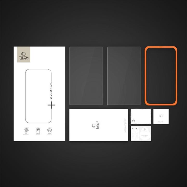Actual product image Tech-Protect Easy Set+ 2er-Pack Panzerglas für Nintendo Switch 2 - transparent (Switch)
