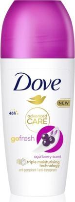 Dove Advanced Care Go Fresh Acai Berry & Waterlily 48h - Antiperspirant with acai and water lily (Roll-on, 50 ml)