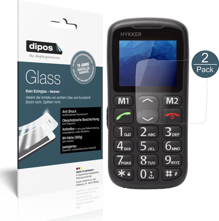 Produktbild Dipos Displayschutz Anti-Shock (1 Stück, Hykker Halo)