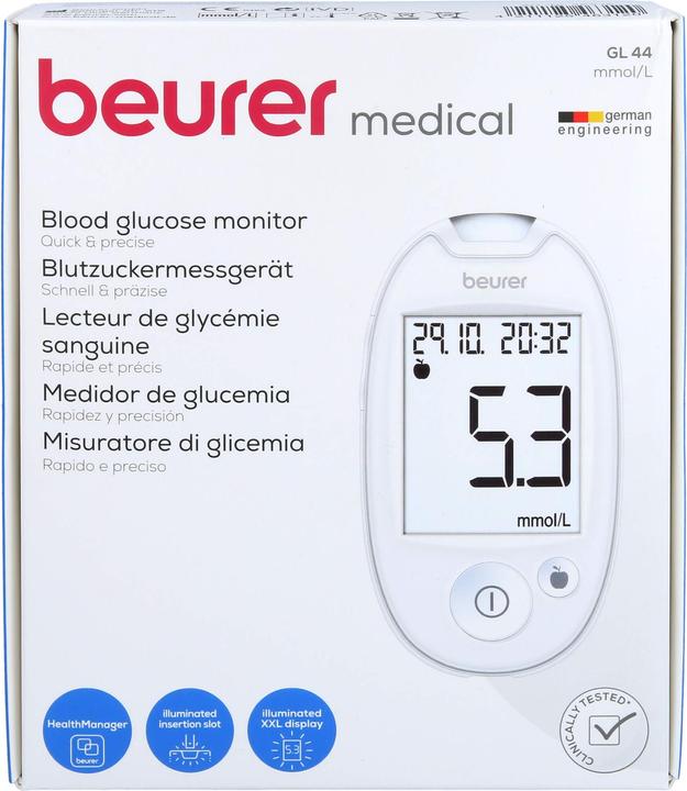 Beurer Gl44 (Blutzuckermessgerät)