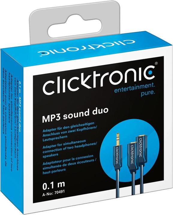 Image du produit clicktronic Duo de sons MP3 (0.00 m)