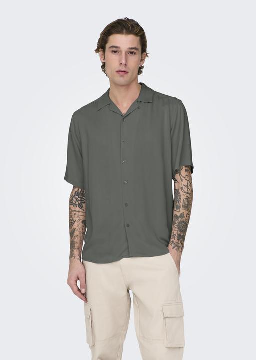 Produktbild Only & Sons Onsdash Life Reg Visc Res Ss Shirt (M)