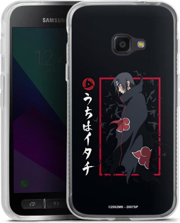 Actual product image DeinDesign Silikon Hülle für Samsung Galaxy Xcover 4 Handyhülle Case Smartphone Schutzhülle Itachi Uchiha (Samsung Galaxy Xcover 4)