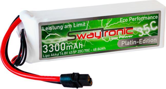 Swaytronic SWAY-Platin Edition 4S 14.8V 3300mAh 35C/70C XT60 (14.80 V, 3300 mAh)