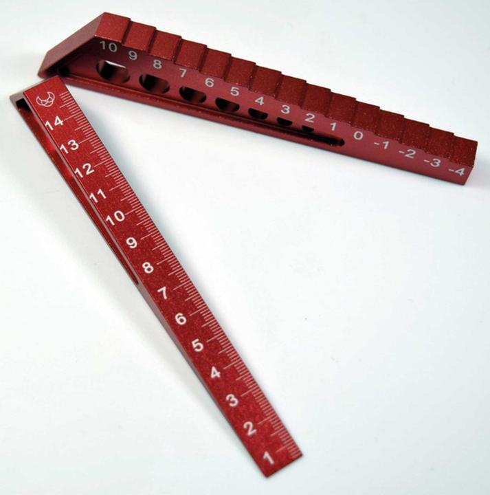Produktbild Absima Höhenlehre 1/8 & 1/10, rot
