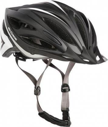 Actual product image Nils MTW202 Black and White HELMET SIZE M (53-58 cm). (48 - 53 cm)