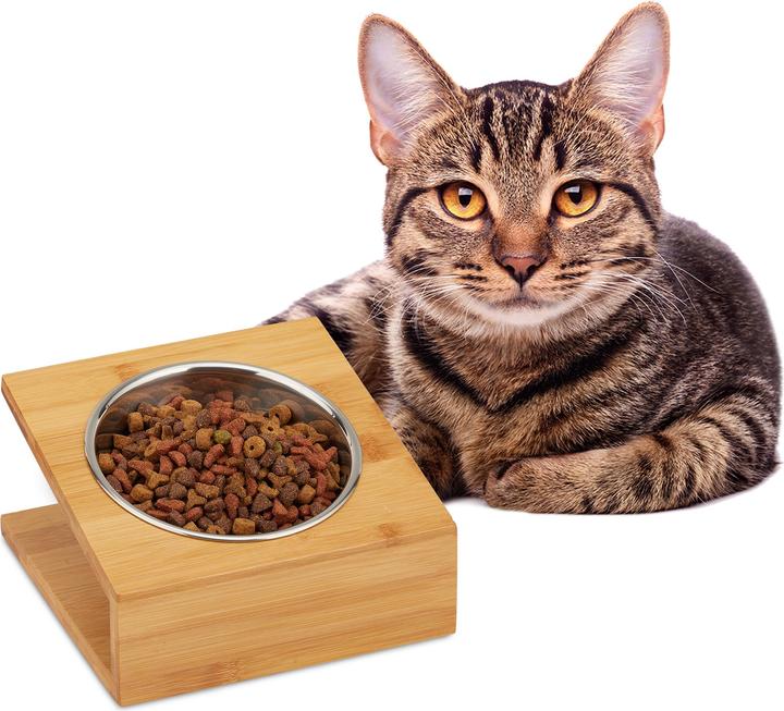 Immagine prodotto Relaxdays Ciotola Rialzata, Gatti & Piccoli Cani (0.30 l)