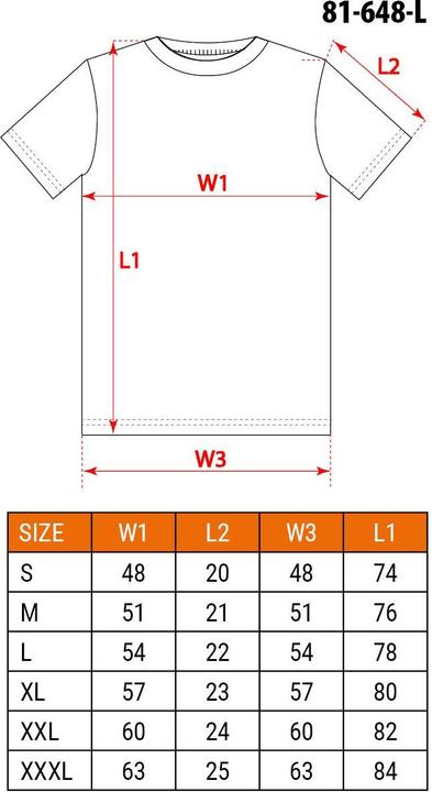 Nutritional values and ingredients Neo Red T-shirt, size L (L)