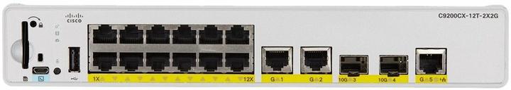 Immagine prodotto Cisco Catalyst 9200CX - Network Essentials - switch - compatto - L3 - gestito - 12 x 1000Base-T + 3 x (15 Porti)