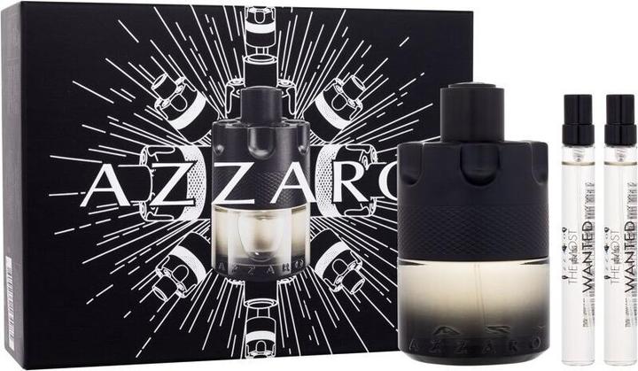 Produktbild Azzaro The Most Wanted Eau de Toilette Intense 100ml Set + 2x Eau de Toilette 10ml (Eau de Parfum, 100 ml)