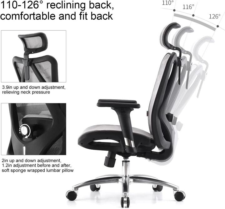Actual product image Sihoo Office chair