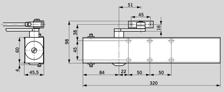 Produktbild Dormakaba Türschliesser TS 73 EMF (Objekttür, Holztür, Zimmertür, Indoor)